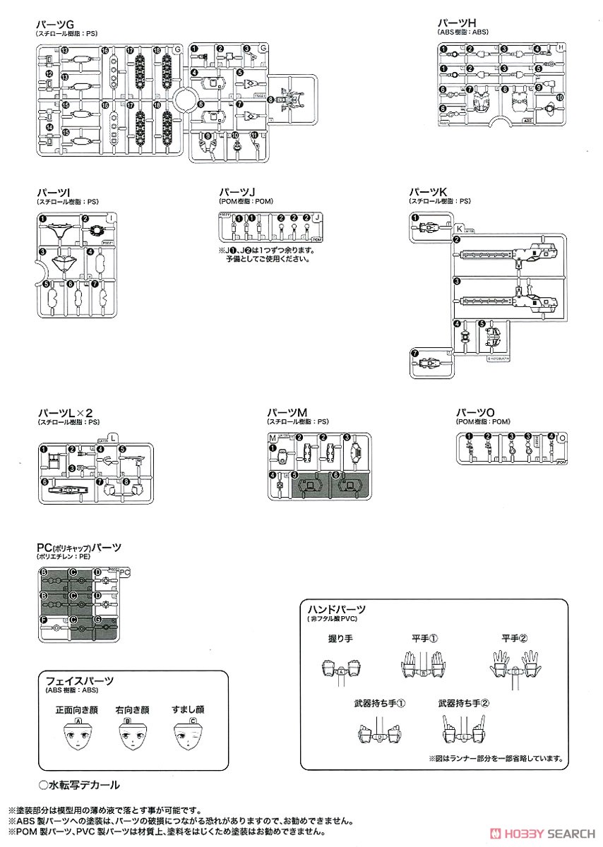 フレームアームズ・ガール 轟雷改[白] Ver.2 (プラモデル) 設計図11