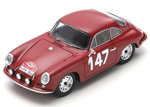 Porsche 356 BCarrera 2 GS-T No.147 Rally Monte Carlo 1964 R.Buchet M.Gauvin (ミニカー)