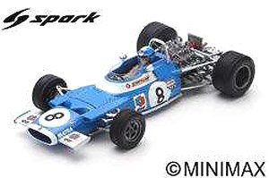 Matra MS80 No.8 Monaco GP 1969 Jean-Pierre Beltoise (ミニカー)