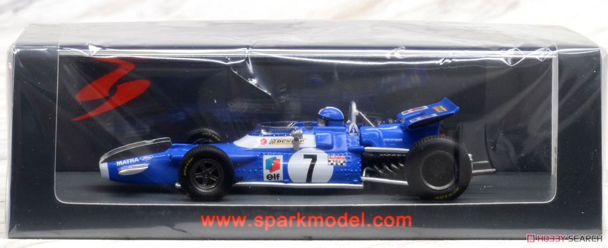 Matra MS80 No.7 2nd French GP 1969 Jean-Pierre Beltoise (ミニカー) パッケージ1