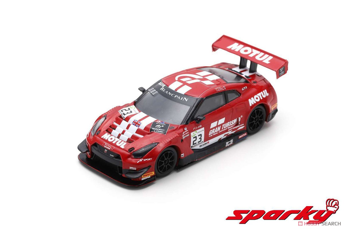 Nissan GT-R Nismo GT3 No.23 GT Sport Motul Team RJN 7th 24H SPA 2018 (Diecast Car) Item picture1