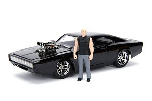 Fast & Furious Dom`s Dodge Charger w/Dom Figurine (Diecast Car)