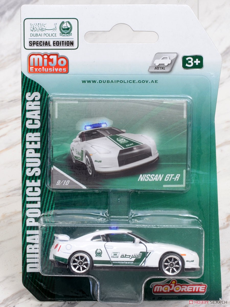 Nissan GT-R Dubai Police Force (Diecast Car) Package1
