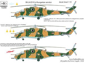 Mi-24D/V ハインド ハンガリー空軍 「イーグルキラー」 2008年 (デカール)