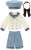 PNXS Gymnasium Sailor Set II (Light Blue) (Fashion Doll) Item picture1