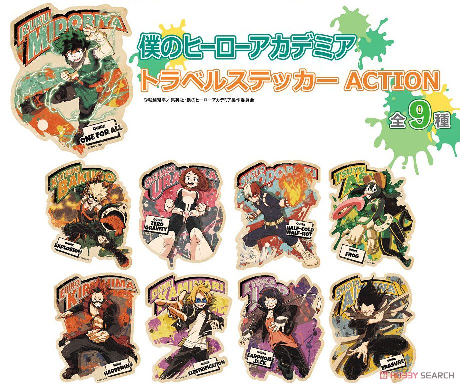 My Hero Academia Travel Sticker Action (3) Ochaco Uraraka (Anime Toy) Other picture1