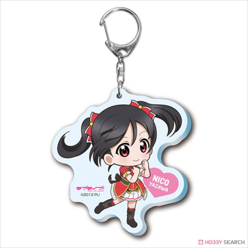 Love Live! Our LIVE, the LIFE with You Deformed Acrylic Key Ring (9) Nico Yazawa (Anime Toy) Item picture1