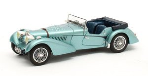 ブガッティ T57SC Sports Tourer Vanden Plas Chassis #57541 オープン 1938 メタリックブルー (ミニカー)