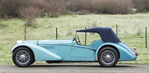 ブガッティ T57SC Sports Tourer Vanden Plas Chassis #57541 クローズド 1938 メタリックブルー (ミニカー)