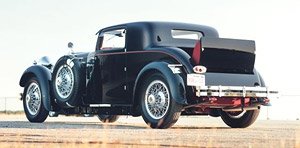 スタッツ M Supercharged Lancefield クーペ 1930 ブラック オープントランク (ミニカー)