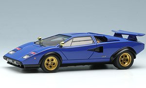 Lamborghini Countach LP500S `Walter Wolf` Ch.1120202 1976 (Remasterd) ブルー (ミニカー)