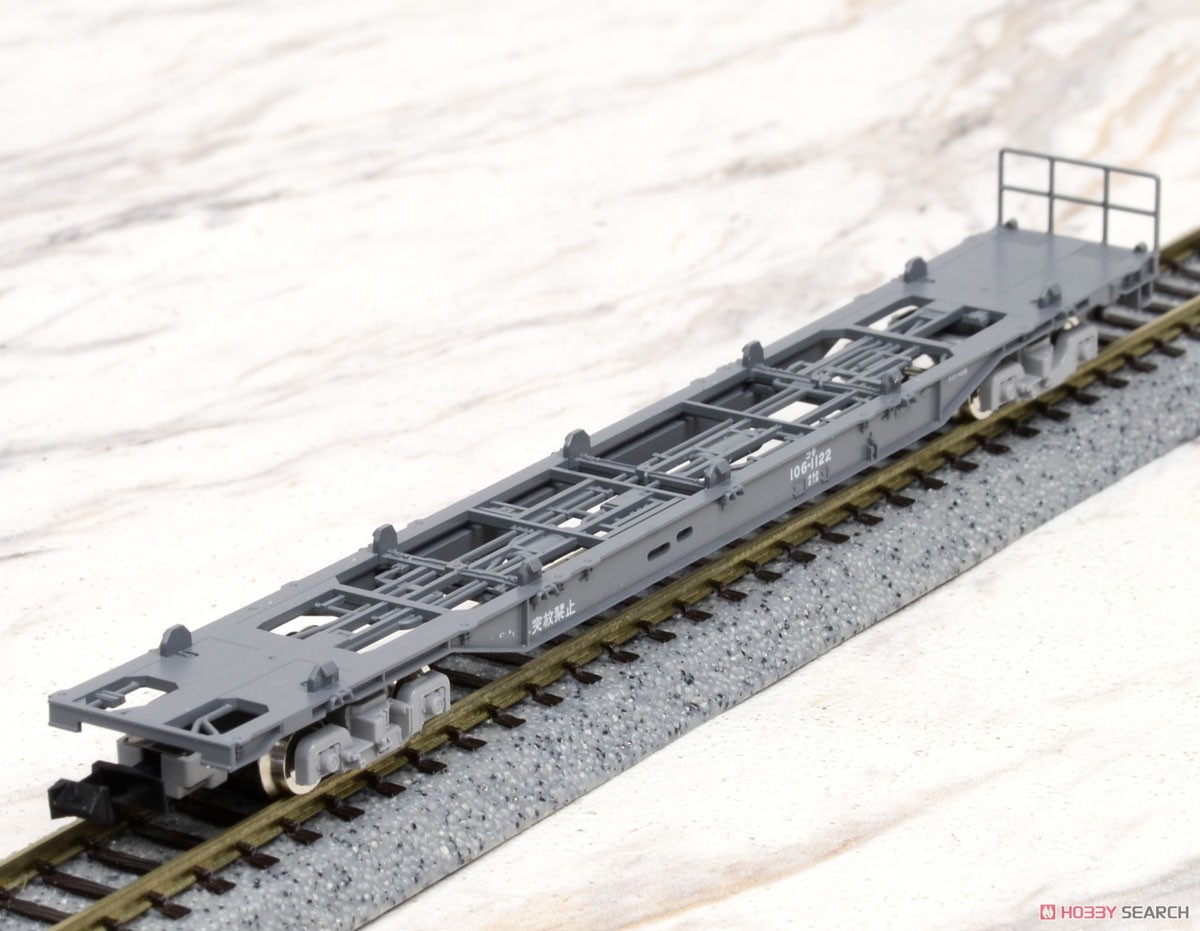 JR貨車 コキ106形 (後期型・新塗装・コンテナなし) (鉄道模型) 商品画像3