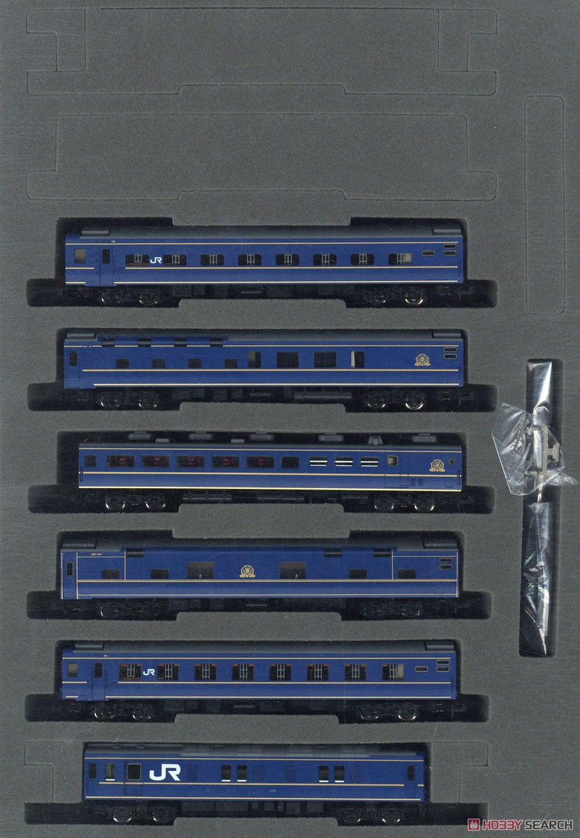 JR 24系25形特急寝台客車 (北斗星1・2号) 基本セット (基本・6両セット) (鉄道模型) 商品画像1