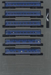 JR 24系25形特急寝台客車 (北斗星1・2号) 増結セット (増結・6両セット) (鉄道模型)