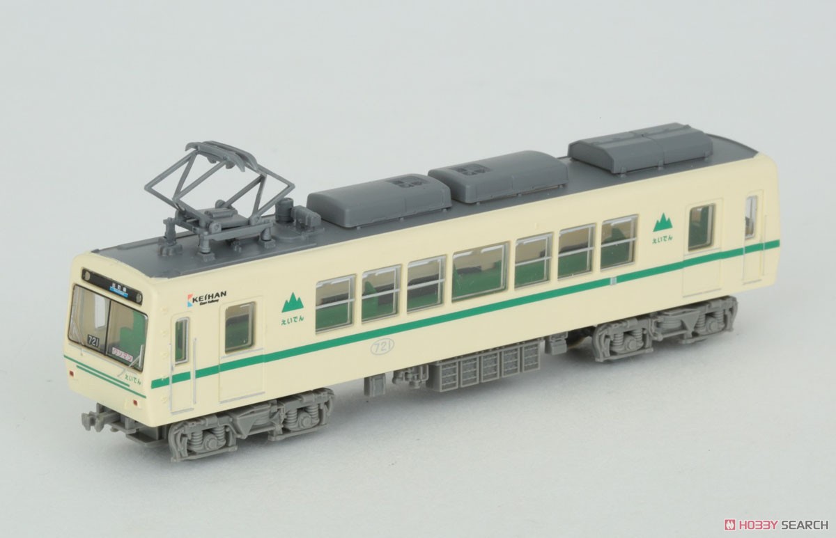 The Railway Collection Eizan Electric Car Series 700 #721 (Green) (Model Train) Item picture4