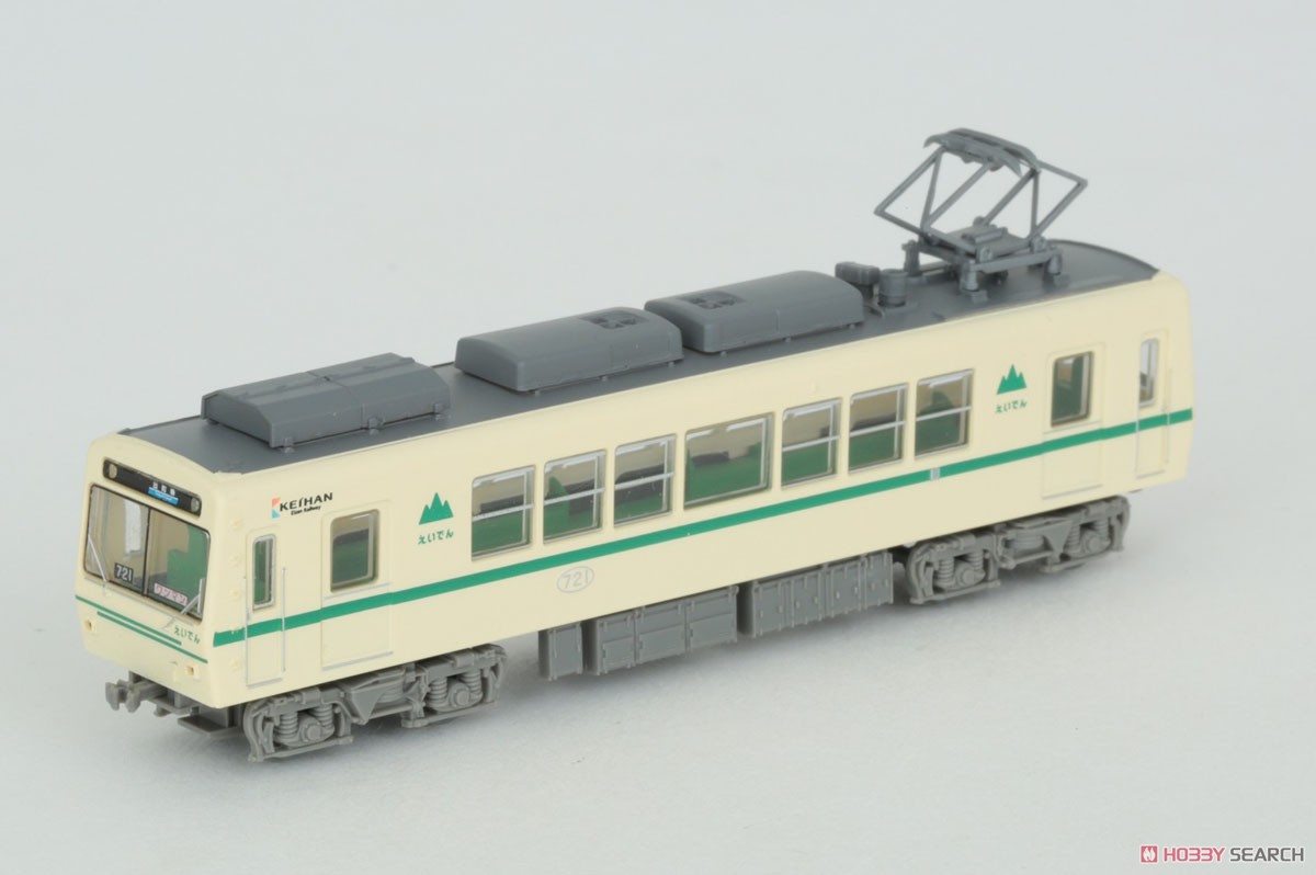 The Railway Collection Eizan Electric Car Series 700 #721 (Green) (Model Train) Item picture5