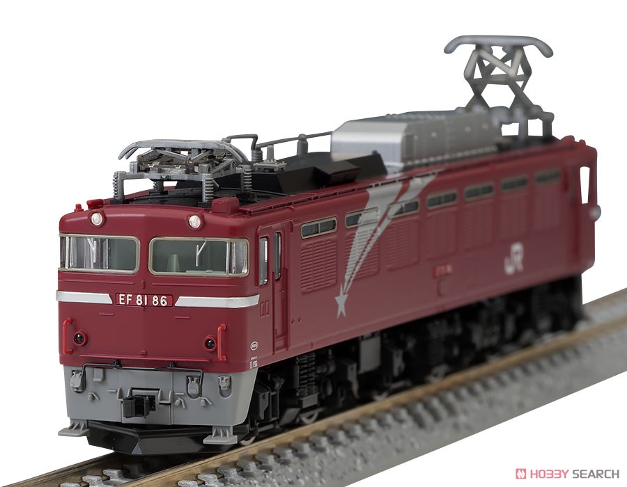JR EF81形 電気機関車 (北斗星色・Hゴムグレー) (鉄道模型) 商品画像5