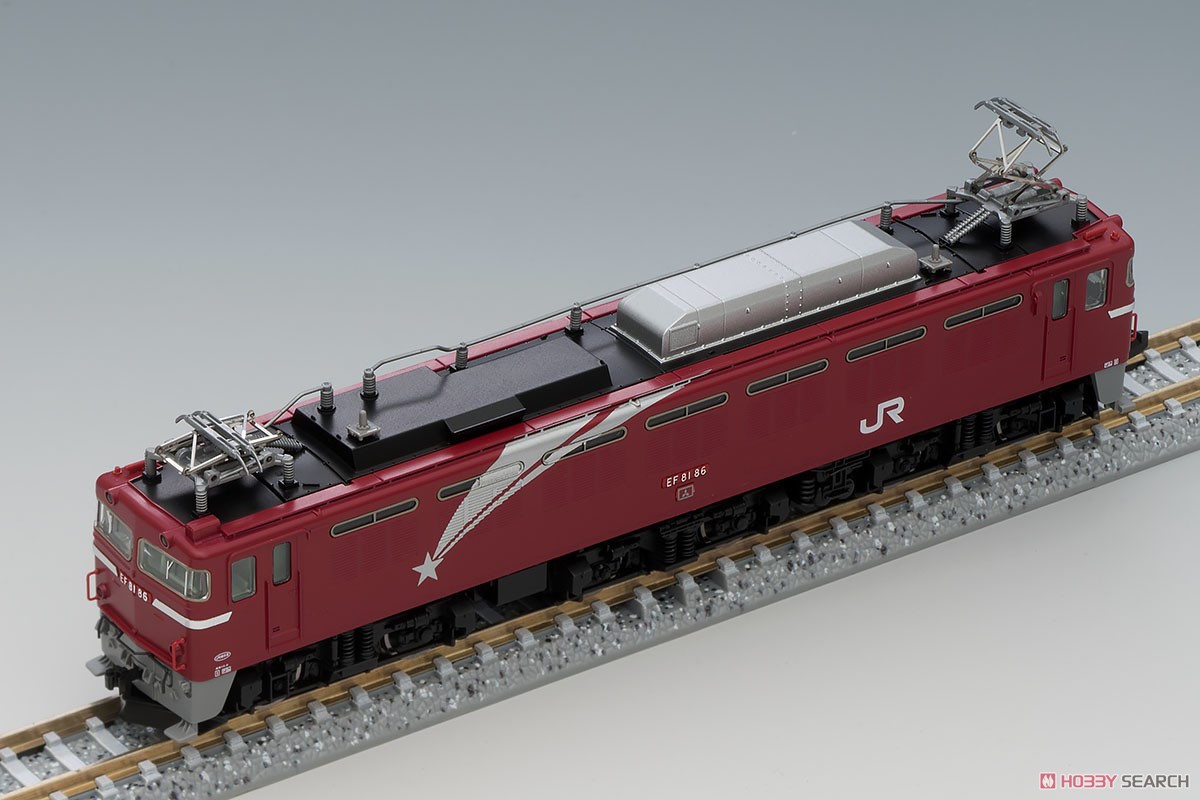 JR EF81形 電気機関車 (北斗星色・Hゴムグレー) (鉄道模型) 商品画像6