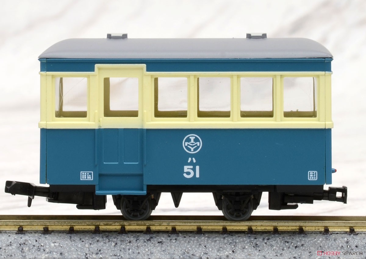 鉄道コレクション ナローゲージ80 富井電鉄 猫屋線 ジ3・ハ51 新塗装 (2両セット) (鉄道模型) 商品画像4