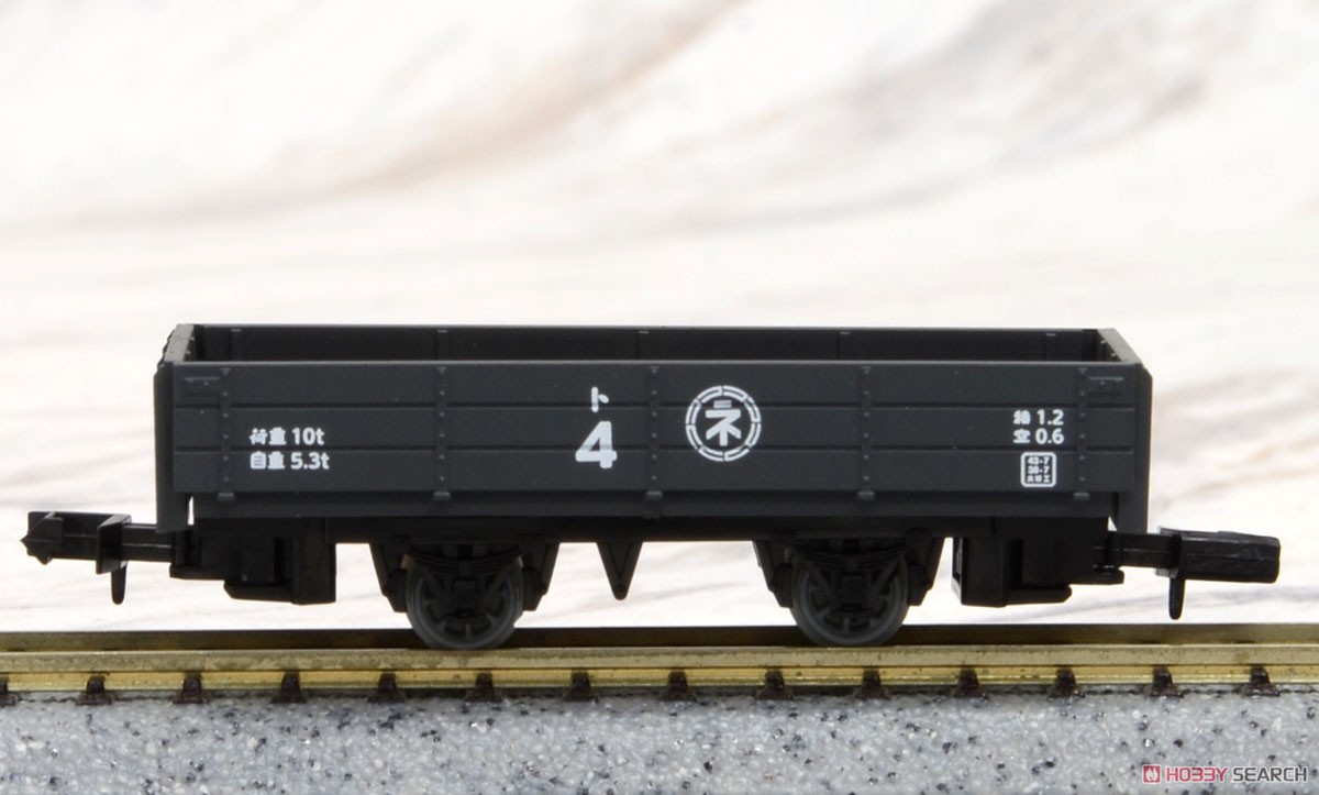 鉄道コレクション ナローゲージ80 富井電鉄 猫屋線 ジ1・ト4・ワフ1 茶色塗装 (3両セット) (鉄道模型) 商品画像4