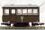 The Railway Collection Narrow Gauge 80 Tomii Electric Railway Nekoya Line JI1/TO4/WAFU1 Brown Color (3-Car Set) (Model Train) Item picture1
