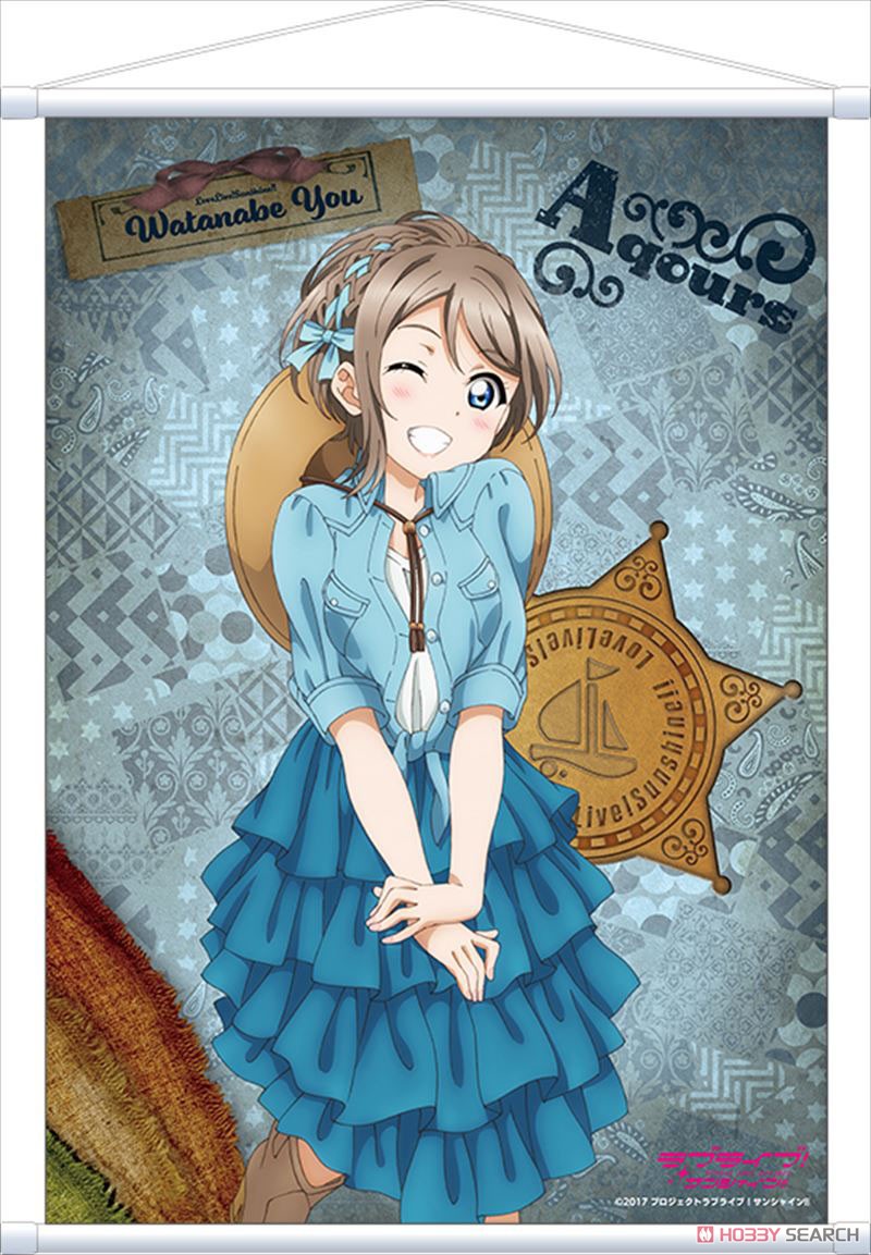 Love Live! Sunshine!! A2 Tapestry / You Watanabe Western Style (Anime Toy) Item picture1