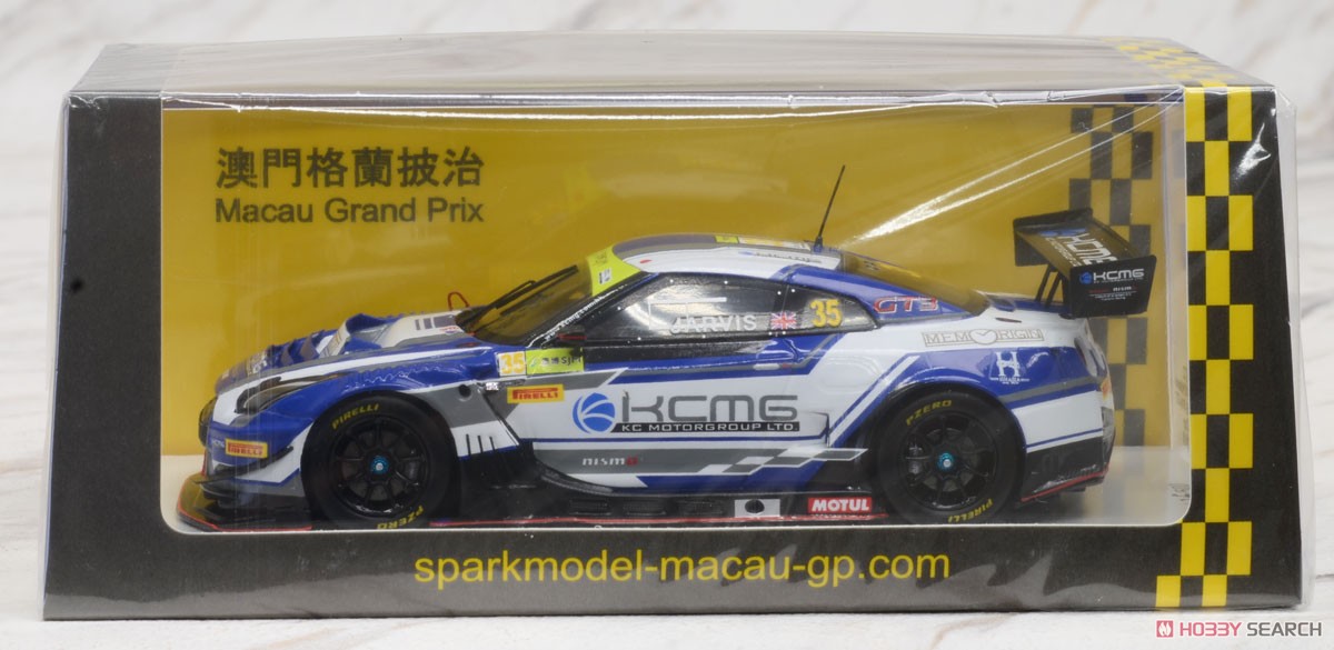 Nismo GT-R GT3 No.35 KCMG FIA GT World Cup Macau 2018 Oliver Jarvis (ミニカー) パッケージ1