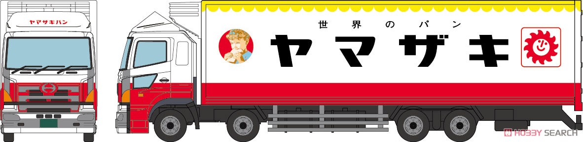 ザ・トラックコレクション ヤマザキパン トラックセット (2台セット) (鉄道模型) その他の画像2