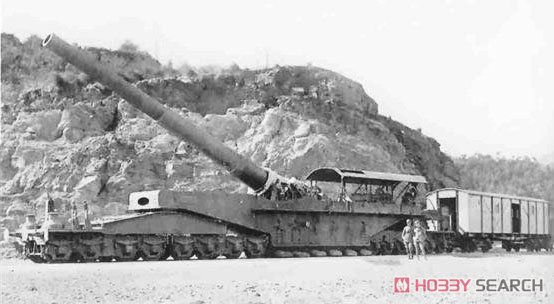 伊・381ミリ列車砲381/40・レジン (プラモデル) その他の画像1