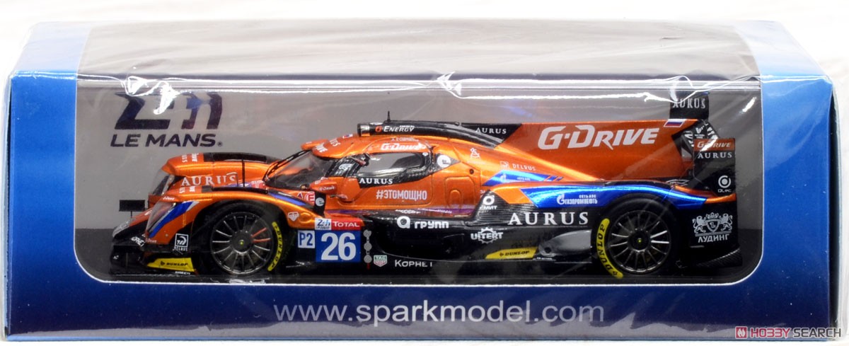 Aurus 01 No.26 G-Drive Racing 24H Le Mans 2019 R.Rusinov J.van Uitert J-E.Vergne (Diecast Car) Package1