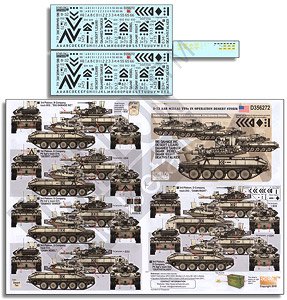 3-73 AAR M551A1 TTSs in Operation Desert Storm (Decal)