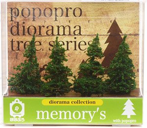 [memory`s] Conifer Tree 50mm (4 Pieces) (Model Train)
