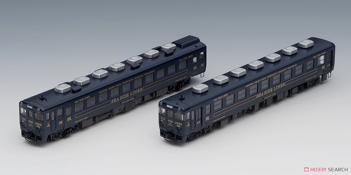 J.R. Diesel Train Series KIHA58 (Rapid Service `Sea Side Liner`, Navy Blue) Set (2-Car Set) (Model Train) Item picture8