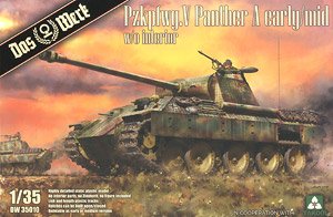 Pzkpfwg.V Panther Ausf.A Early / Mid (No Interior Parts and No Zimmerit) (Plastic model)