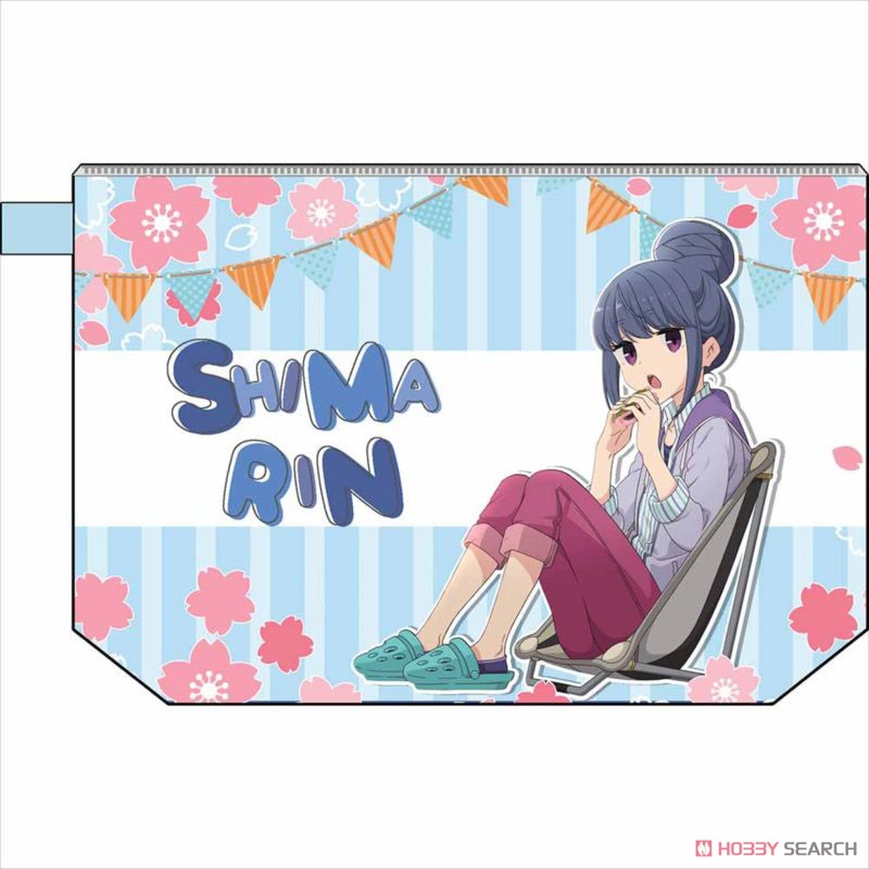 Yurucamp Water-Repellent Pouch [Rin Shima] (Anime Toy) Item picture2