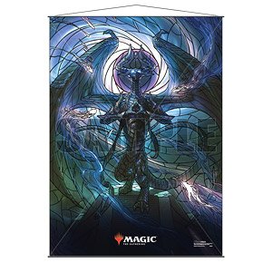 Ultra PRO Official Magic: The Gathering Wall Scrolls - War of the Spark Stained Glass Planeswalkers Nicol Bolas (Anime Toy)