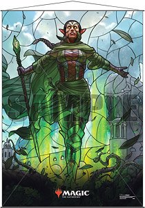 Ultra PRO Official Magic: The Gathering Wall Scrolls - War of the Spark Stained Glass Planeswalkers Nissa (Anime Toy)