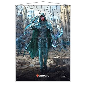 Ultra PRO Official Magic: The Gathering Wall Scrolls - War of the Spark Stained Glass Planeswalkers Jace (Anime Toy)