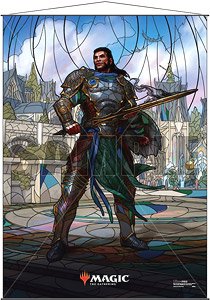 Ultra PRO Official Magic: The Gathering Wall Scrolls - War of the Spark Stained Glass Planeswalkers Gideon (Anime Toy)