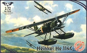 Heinkel He114C Water Recce Plane Romania/Germany (Plastic model)