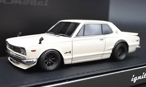 Nissan Skyline 2000 GT-R (KPGC10) White (Diecast Car)