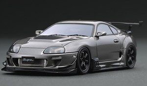 Toyota Supra (JZA80) RZ Gray Metallic (ミニカー)