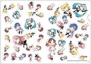 Pecomiku-chan Clear File B Mini Chara Dust (Anime Toy)