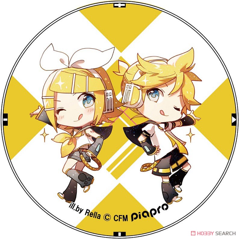 Pecomiku-chan Can Badge C Rin/Len (Anime Toy) Item picture1