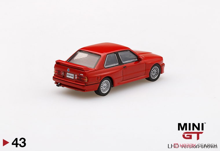 BMW M3 (E30) Henna Red LHD (Diecast Car) Item picture2