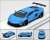 LIBERTY WALK LB Works Aventador LP700 Baby Blue (ミニカー) 商品画像1