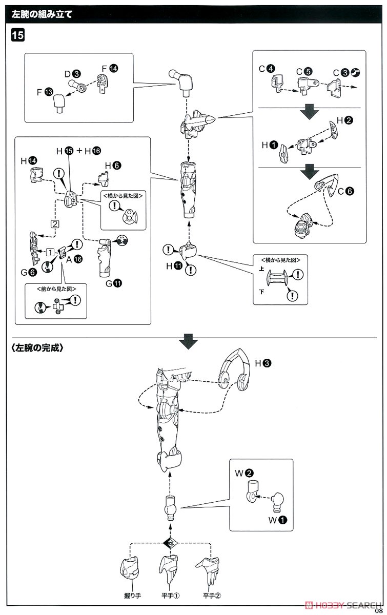 Gene (Stellainnosent Ver.) (Plastic model) Assembly guide5
