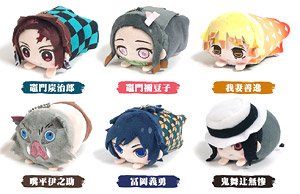 鬼滅の刃 もちころりん ぬいぐるみマスコット (6個セット) (キャラクターグッズ)