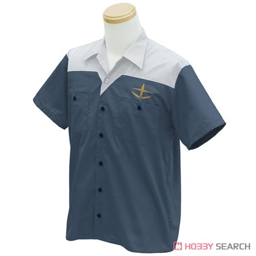 機動戦士ガンダム 連邦兵 デザインワークシャツ アムロVer. XL (キャラクターグッズ) その他の画像1