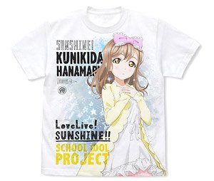Love Live! Sunshine!! Hanamaru Kunikida Full Graphic T-Shirts Pajamas Ver. White M (Anime Toy)